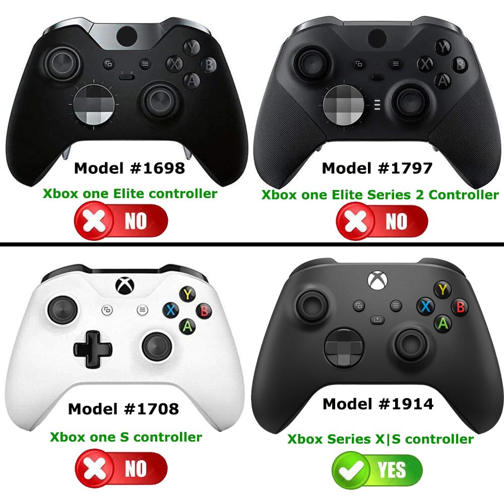 Premium Xbox Series X|S Controller Replacement Kit - Full Housing Set with Triggers, Thumbsticks, Bumper & D-Pad (Black) | Perfect for Gaming Enthusiasts & DIY Repairs | Enhance Your Xbox Gaming Experience