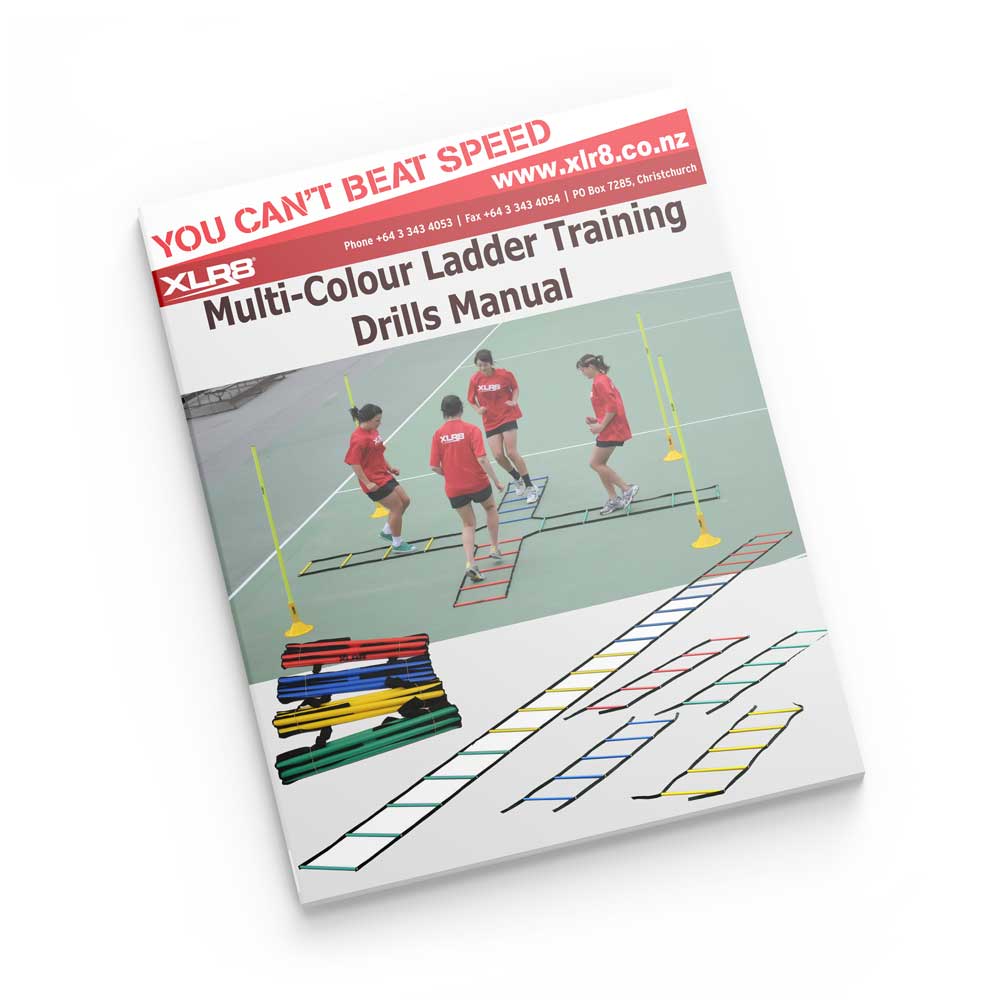 XLR8 Multi-Colored Fastfoot Ladder - Lightweight & Durable Agility Training Equipment for Soccer, Football & Speed Drills - Perfect for Athletes & Fitness Enthusiasts