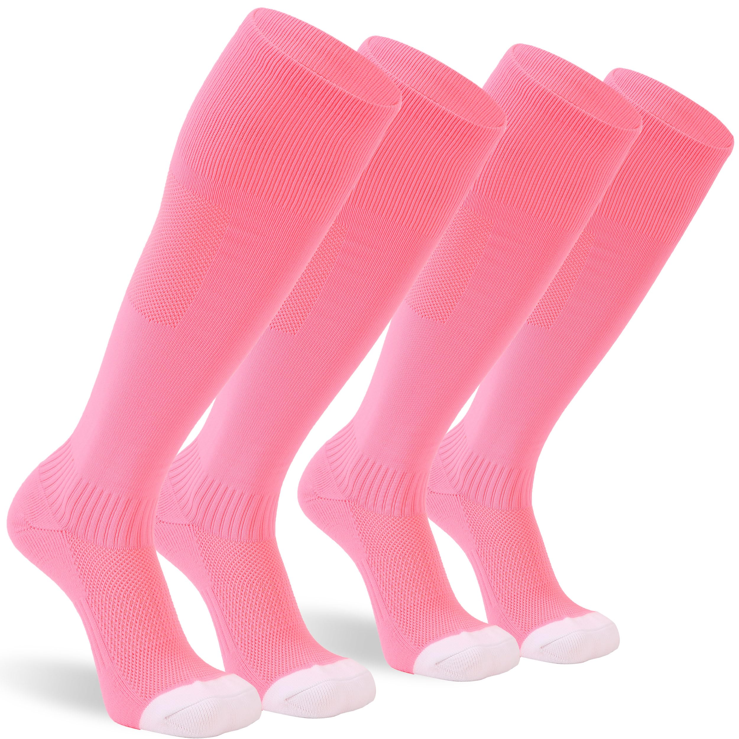 Sunew Soccer Baseball Socks 2/3 Pack - Breathable Multi-Sport Athletic Socks for Softball, Football, Volleyball - Youth & Adult Sizes (4 Size Options) - Perfect for Training, Games & Sports Activities