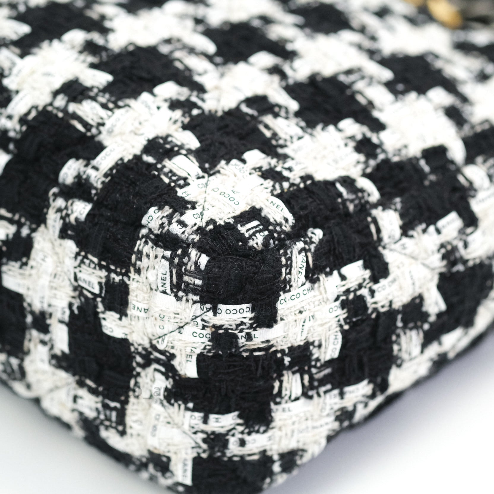 Chanel 19 Medium Flap Bag - White Tweed with Ribbon & Mixed Hardware - Luxury Designer Handbag for Women, Perfect for Parties, Weddings & Everyday Elegance