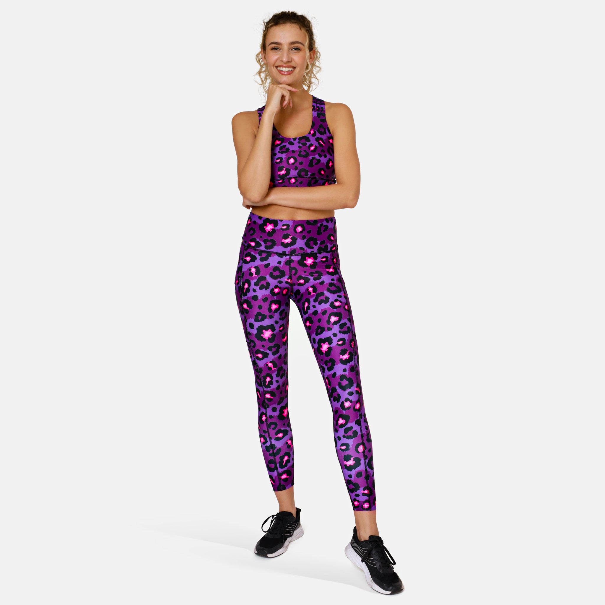 Berry Beast Leggings - High Waist Yoga Pants for Women, Soft & Stretchy Workout Leggings - Perfect for Yoga, Gym, Running & Lounge Wear