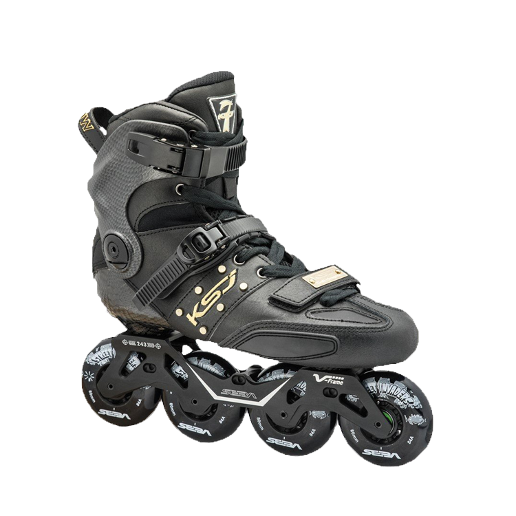 Seba KSJ Shadow Inline Skates - Professional Aggressive Skates for Urban & Park Skating - Perfect for Tricks, Grinds, and Street Performance