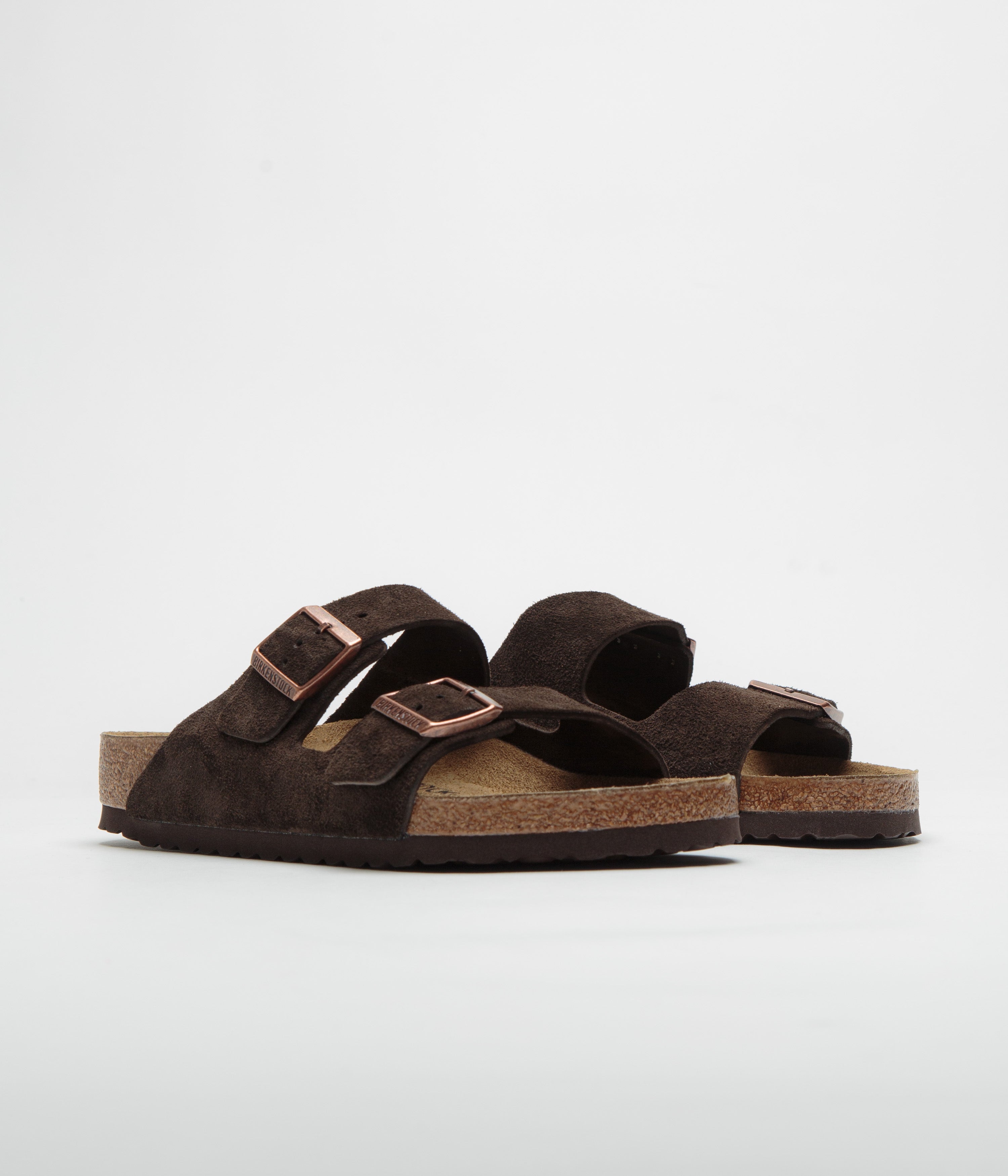 Birkenstock Arizona Narrow Sandals for Women & Men - Soft Footbed Comfort Sandals in Mocca Brown | Perfect for Walking, Travel & Casual Outfits