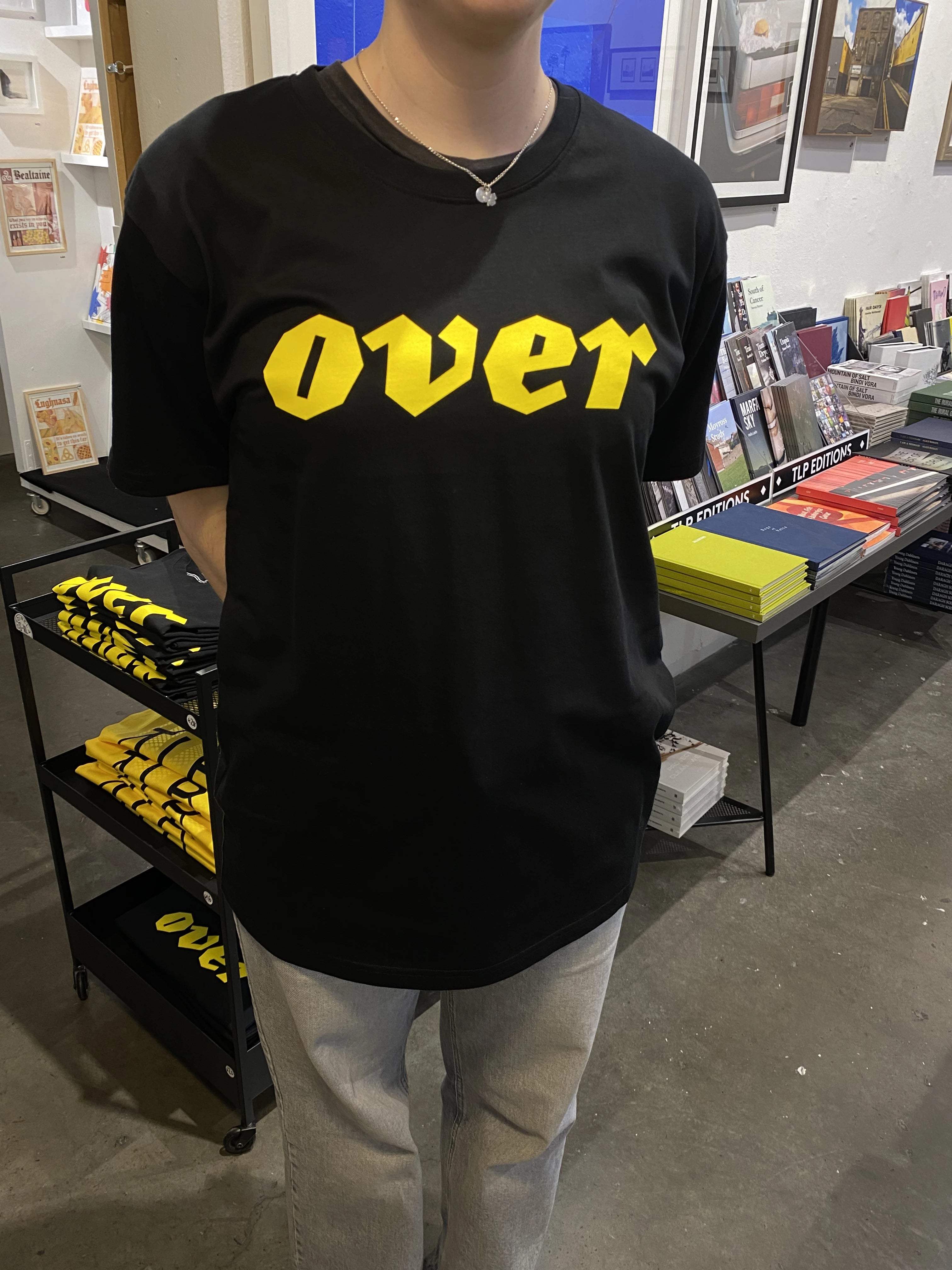 OVER Journal Graphic T-Shirt for Men & Women - Soft Cotton Tee with Stylish Print - Perfect for Casual Wear, Street Fashion & Everyday Outfits