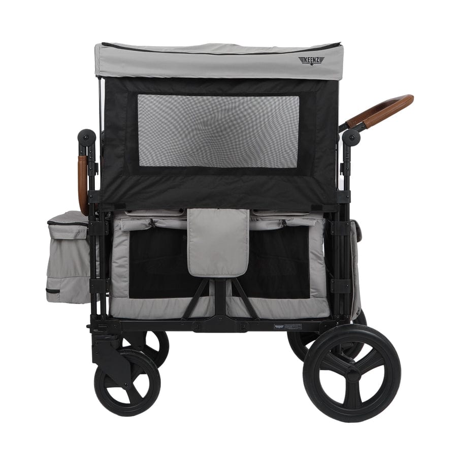Keenz XC 2.0 2 Passenger Stroller Wagon - Lightweight Foldable All-Terrain Wagon for Kids & Toddlers - Perfect for Beach, Park, Camping & Outdoor Adventures