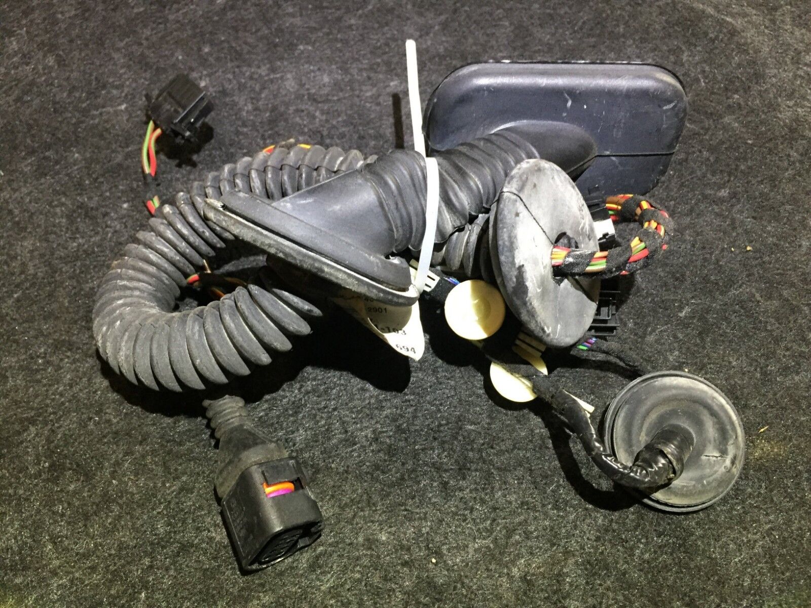 04-06 Porsche Cayenne Left Rear Driver Side Door Wire Harness 7L5971694 OEM Replacement Part - Perfect for Electrical Repairs & DIY Car Maintenance