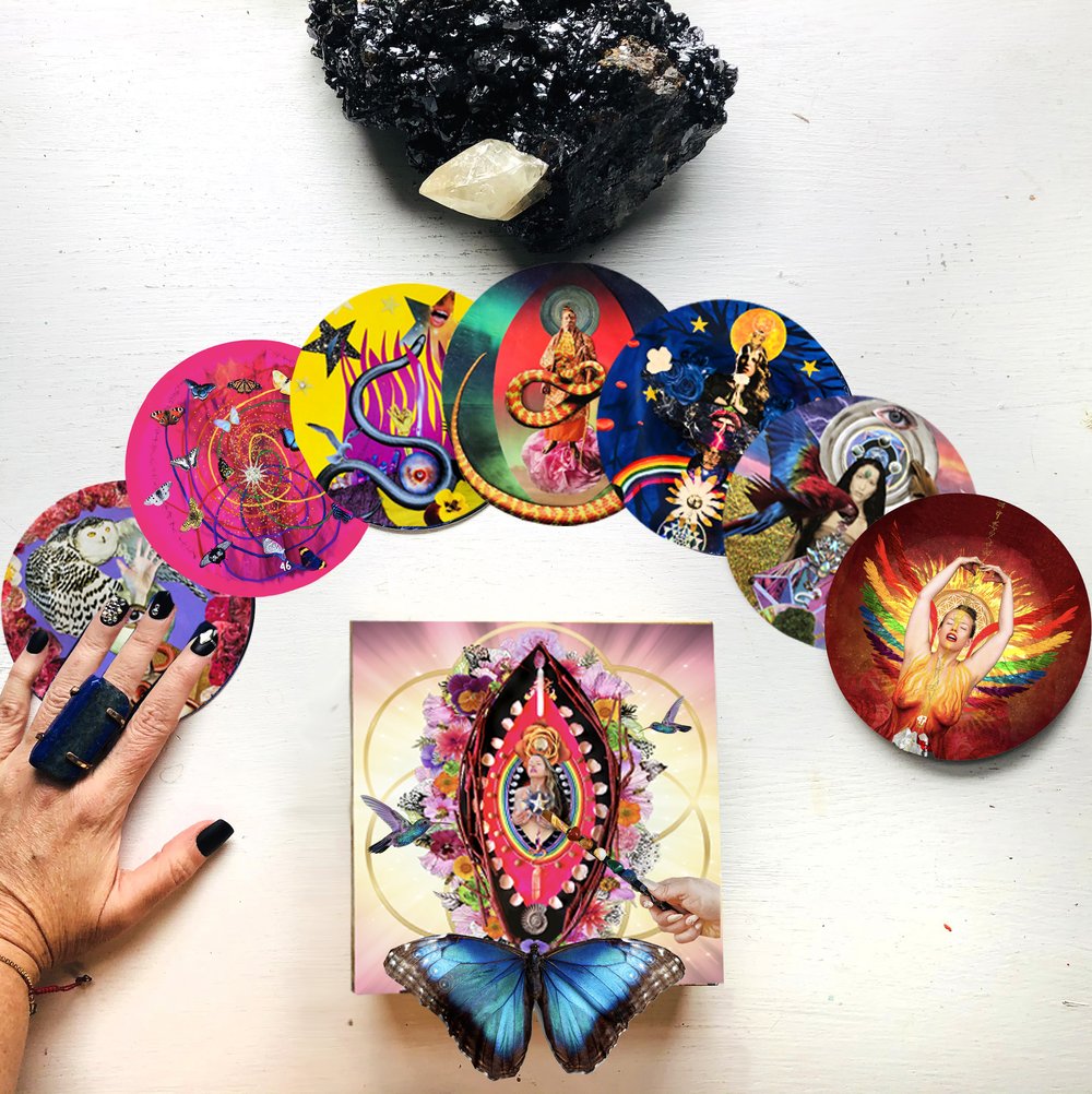 Sacred Revolution Multi Media Oracle Deck - Spiritual Guidance Cards for Meditation, Divination & Self-Discovery - Perfect for Tarot Readers, Energy Healers & Psychic Practitioners