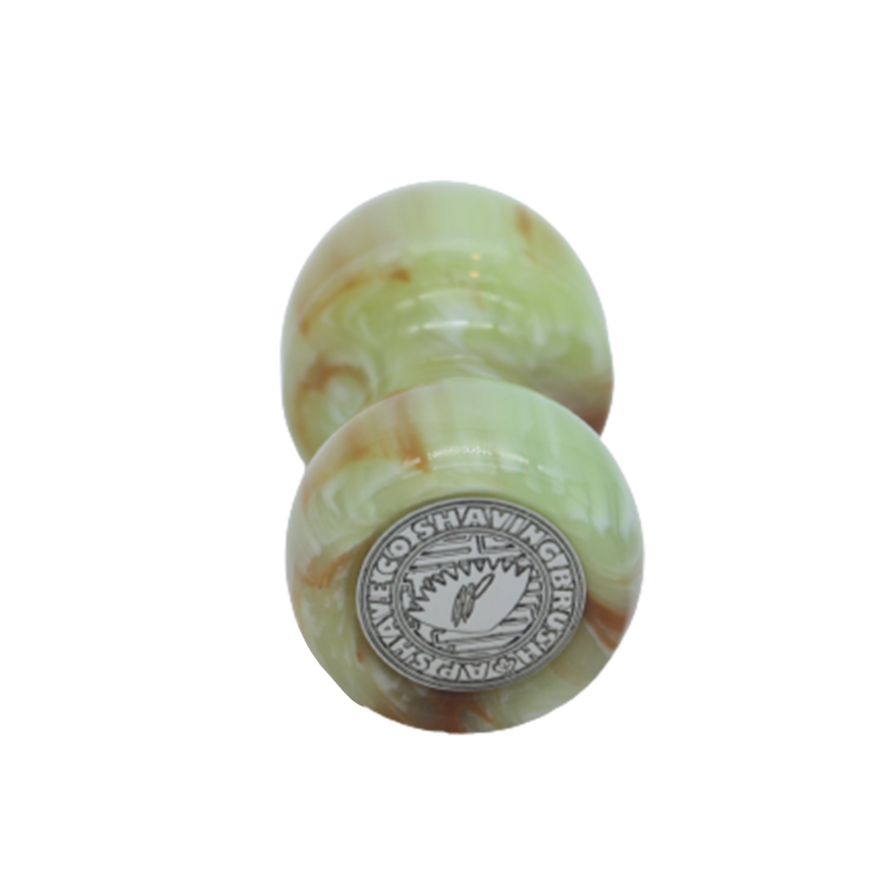Premium Jade Handcrafted Shaving Brush Handle for Men - Fits 24mm & 26mm Knots - Luxury Wet Shaving & Grooming Essential for Barbershop & Home Use