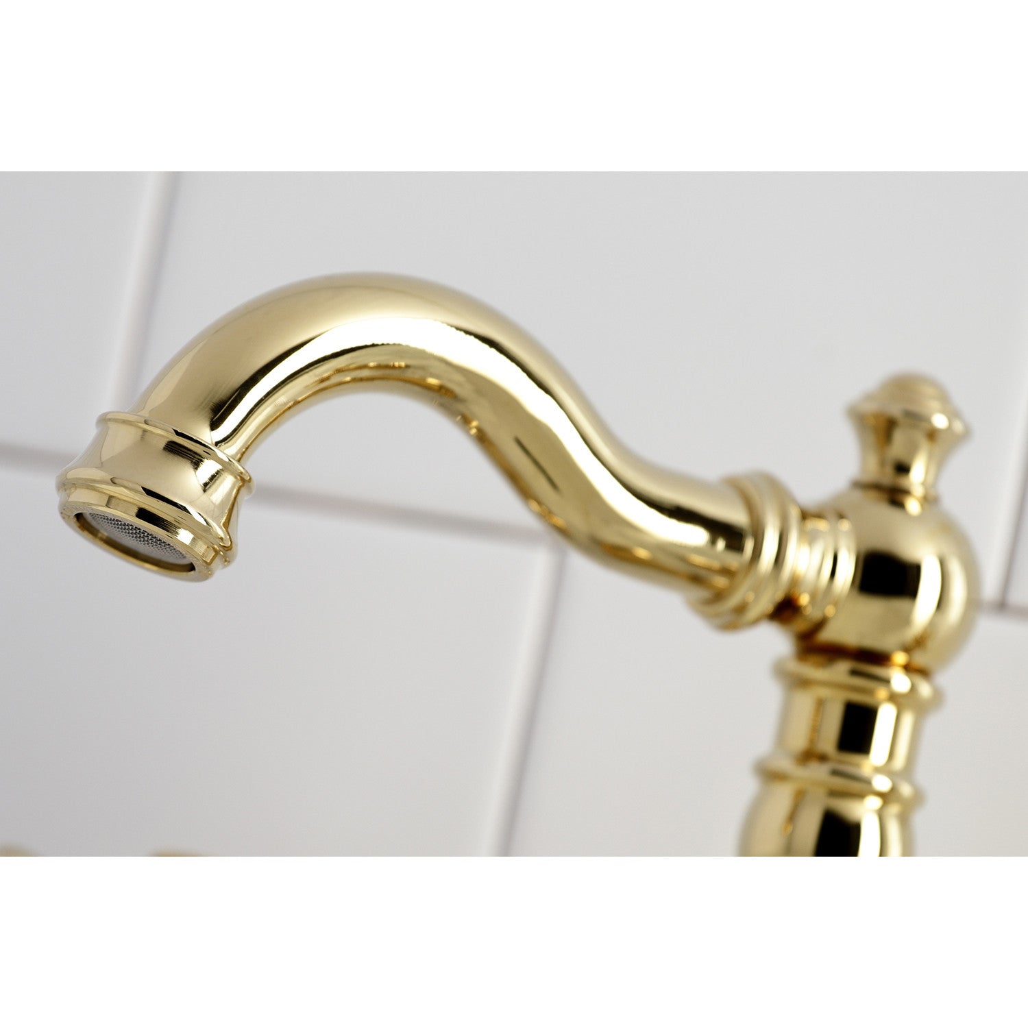 American Classic FSC1972AX 3-Hole Widespread Bathroom Faucet with Pop-Up Drain - Polished Brass Finish - Perfect for Modern Bathroom Vanities and Sink Upgrades
