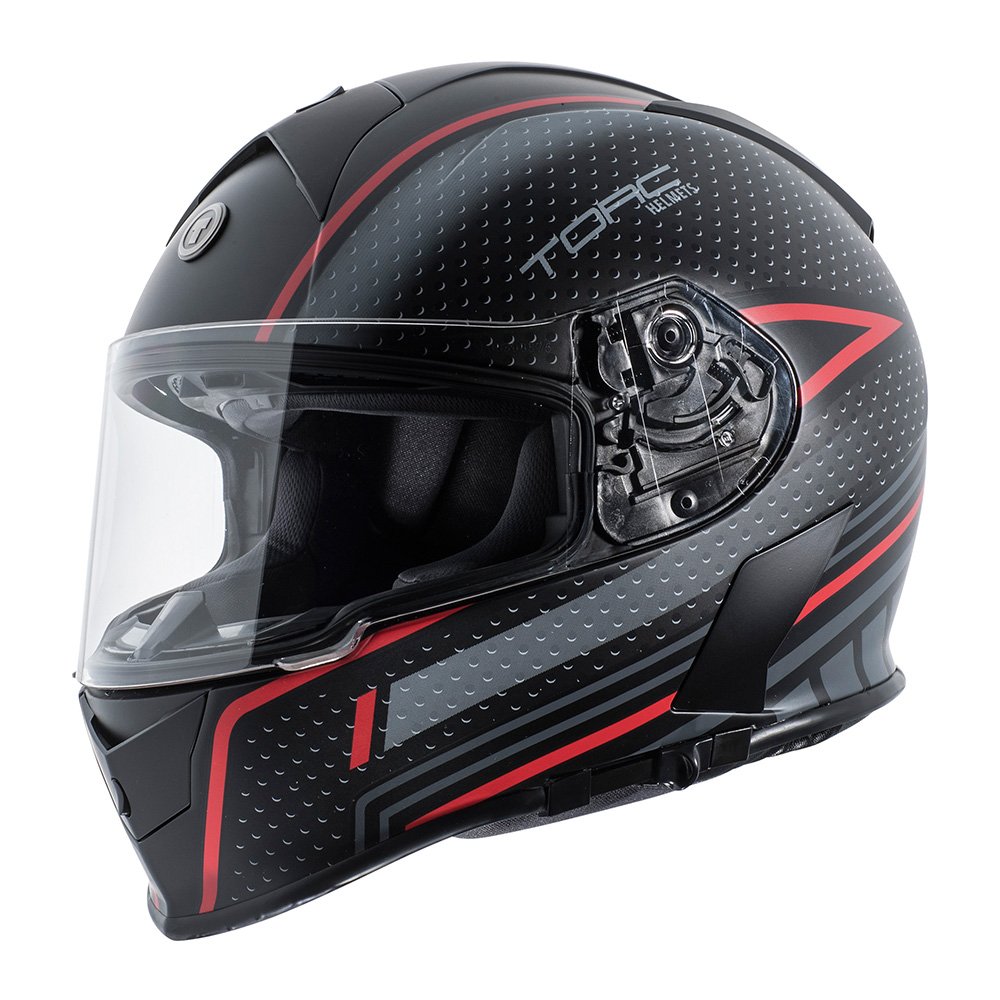 TORC Men's Full Face Motorcycle Helmet - DOT Approved for Safety - Lightweight & Comfortable for Long Rides - Perfect for Street Bikes, Cruisers & Racing