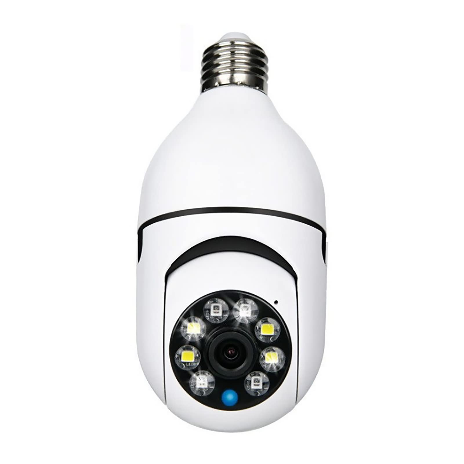 **TTSAM E27 Smart Light Bulb Security Camera - 1080P Full HD WiFi Wireless Indoor/Outdoor Camera with Night Vision & Remote Access - Perfect for Home, Office, and Garage Surveillance**