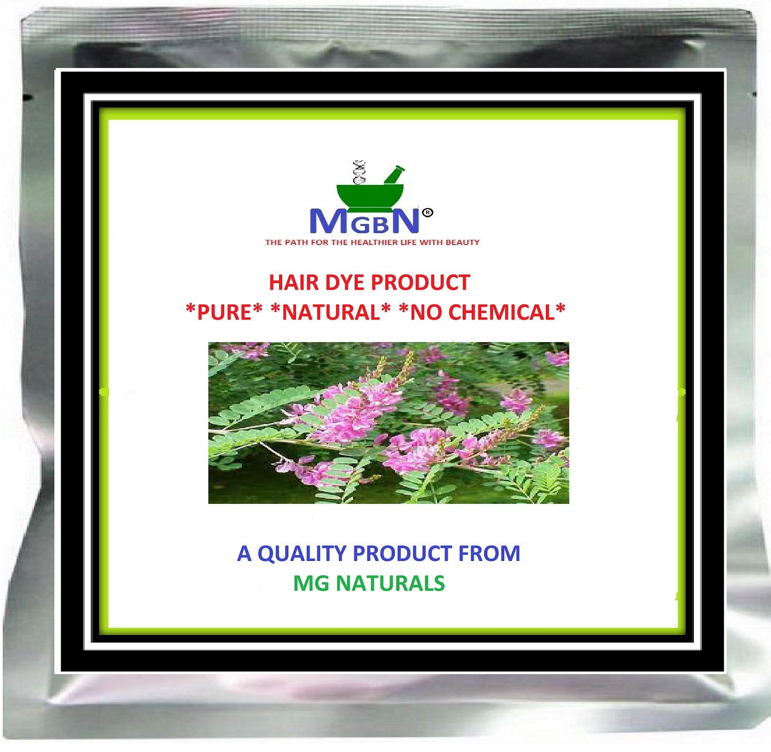 Organic Indigo Leaves Powder for Natural Hair Color & Care - 175g | Safe Herbal Dye for Gray Coverage, Conditioning & Scalp Health | DIY Hair Coloring at Home