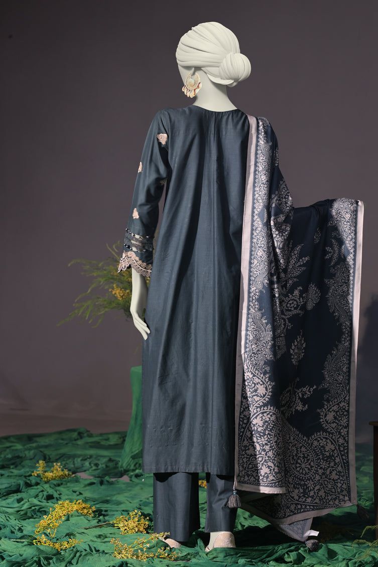Premium Cambric Green Stitched Suit for Men | J. Junaid Jamshed | Formal Office Wear & Special Occasions