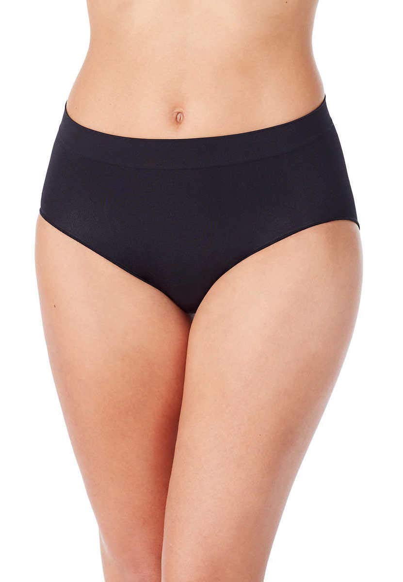 Carole Hochman Women's Silky Soft Seamless Full Coverage Modern Brief Panties 5-Pack - Regular & Plus Size Underwear for Everyday Comfort | Work, Sleep, Lounge Wear