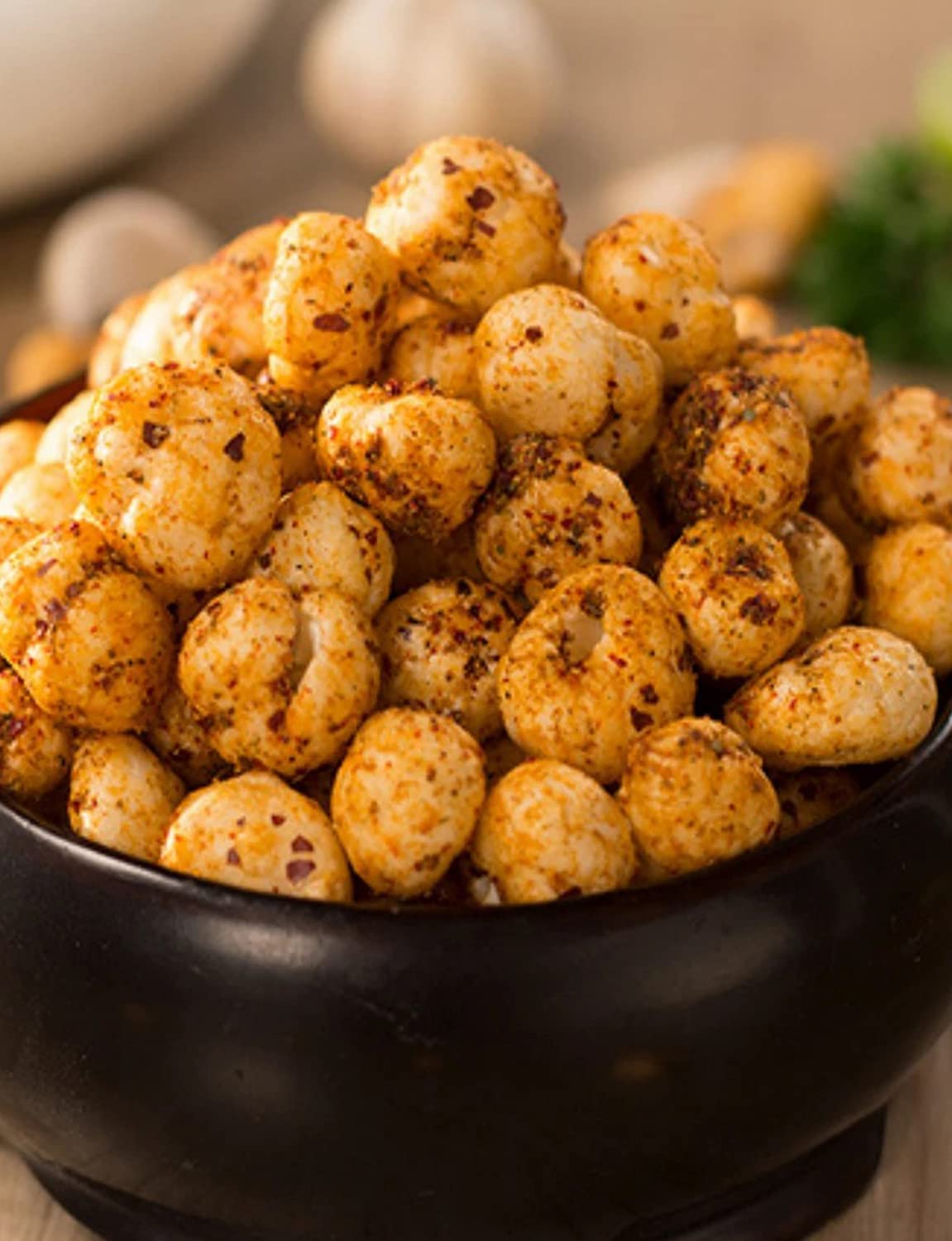 365 Store to Door Roasted Makhana – Magic Masala Flavor, 225g | Fox Nuts Snacks | High Protein, Fiber, Gluten Free, No Trans Fat | Healthy Snack for Kids & Adults | Perfect for Office, Travel & Weight Loss Diets