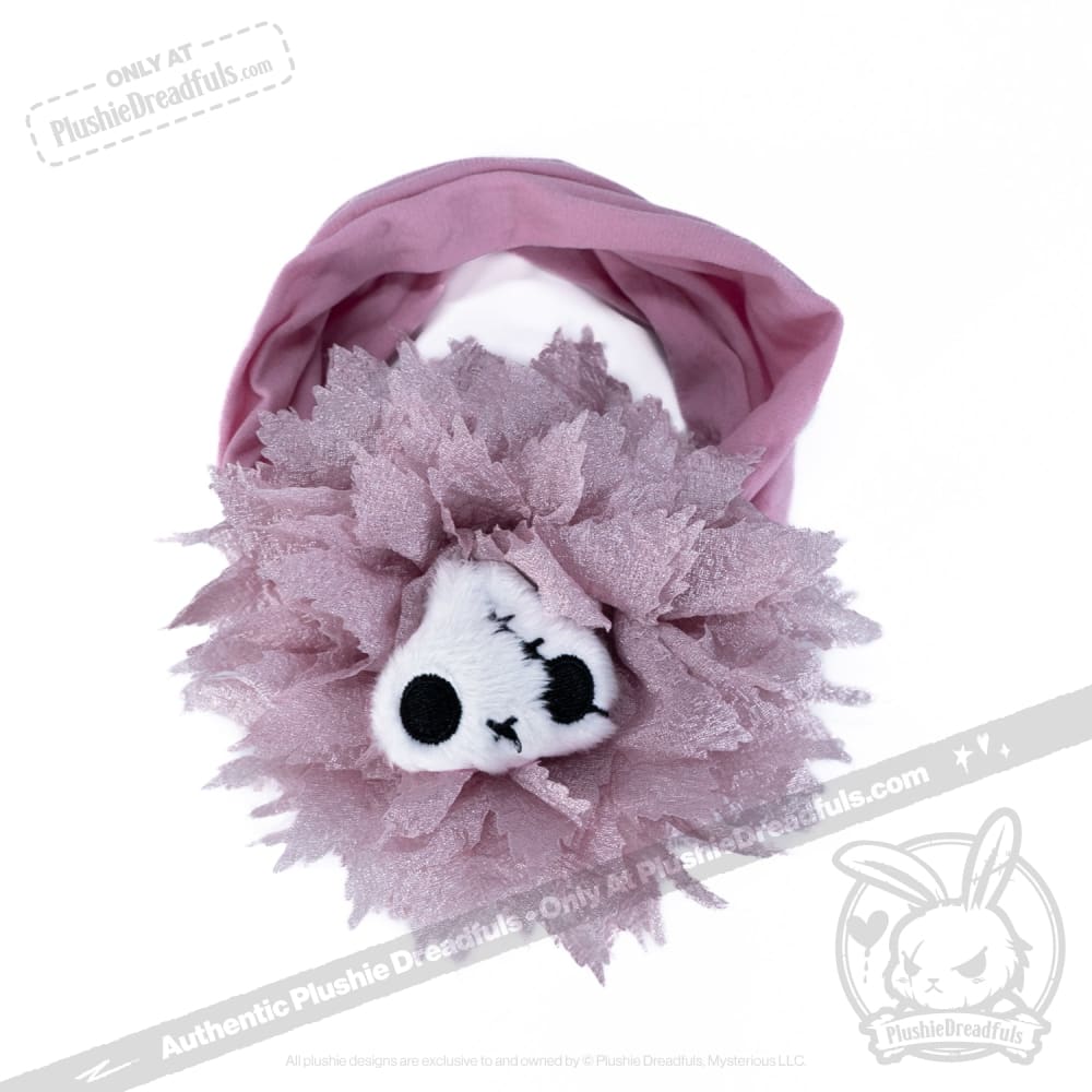 Cute Plush Skeleton Bunny with Flower Crown - Soft Stuffed Animal Toy for Kids, Girls & Boys - Perfect for Halloween Decor, Birthday Gifts & Room Decoration
