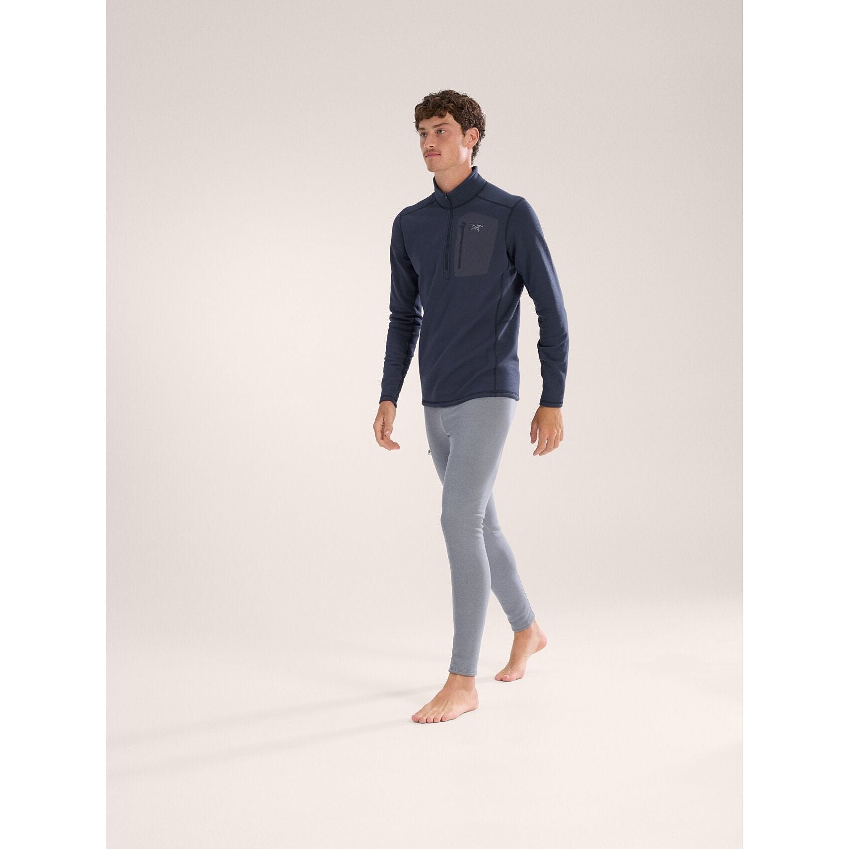 Arc'teryx Men's Rho Heavyweight Zip Neck Baselayer - Thermal Merino Wool Long Sleeve Shirt for Winter Hiking, Skiing & Outdoor Activities