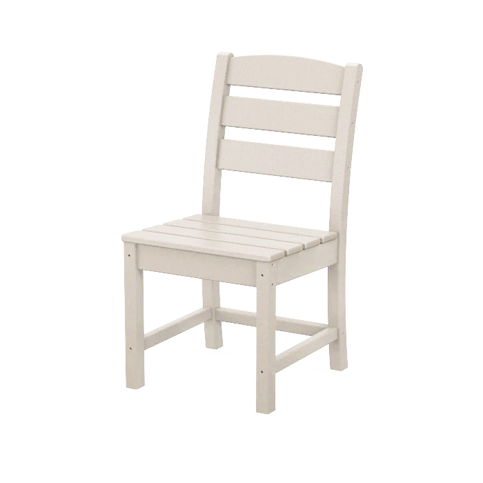POLYWOOD Lakeside Outdoor Dining Chair - Weather-Resistant Adirondack-Style Side Chair for Patio, Deck, Poolside & Garden - Comfortable & Durable Recycled Plastic Furniture