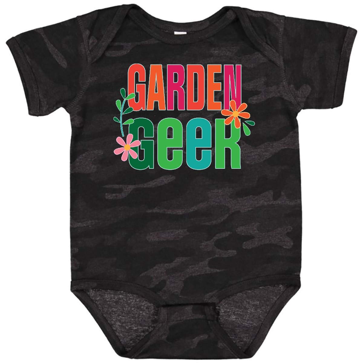 Inktastic Garden Geek Gardening Baby Bodysuit - Cute Organic Cotton Onesie for Infants & Toddlers - Perfect Gift for Plant Lovers & Gardening Enthusiasts - Ideal for Outdoor Activities, Family Photos & Nursery Wear