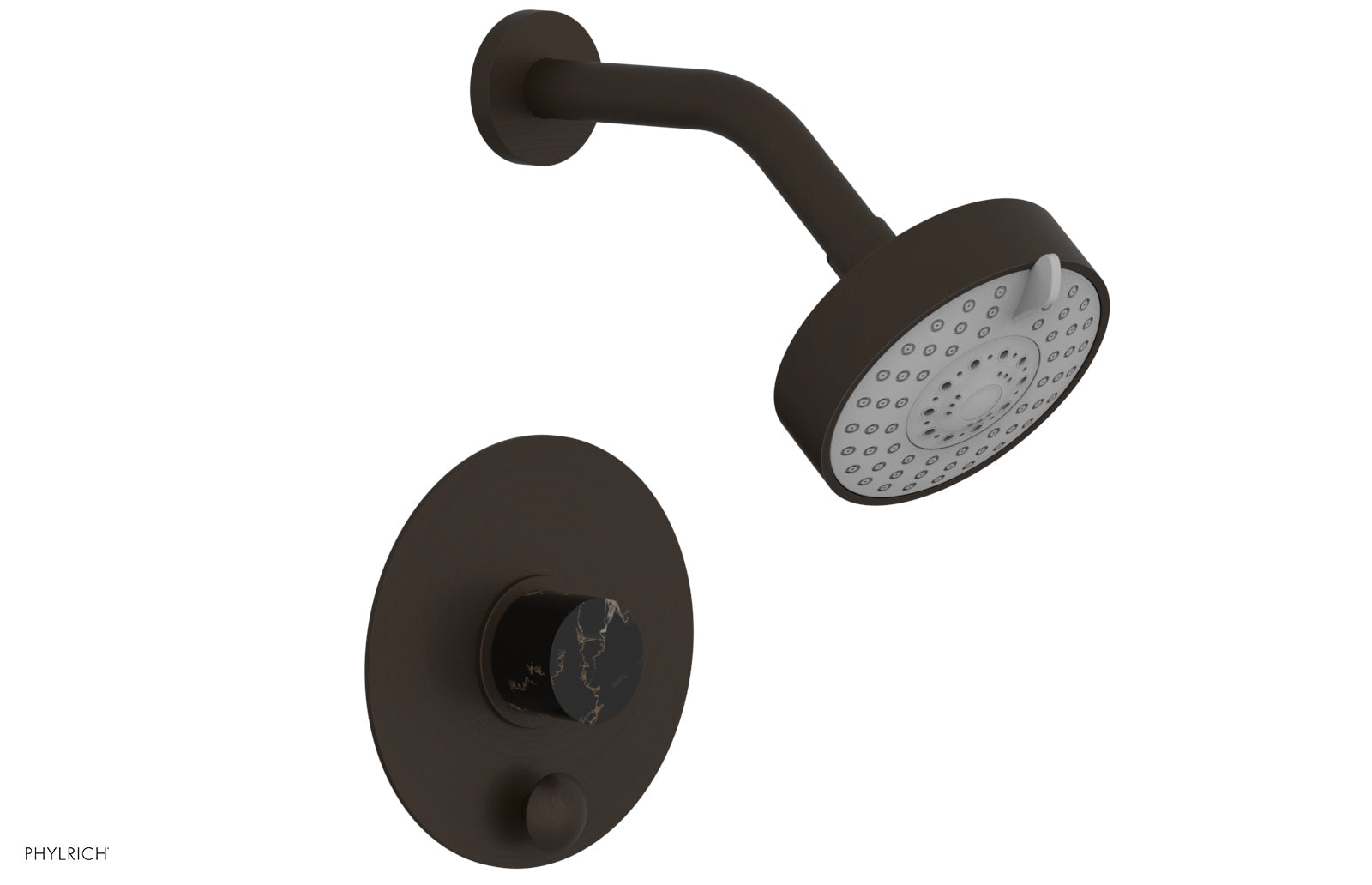 Premium BASIC II Pressure Balance Shower and Diverter Set (No Spout) - 4 190 Series - Perfect for Bathroom Renovations & Modern Home Upgrades