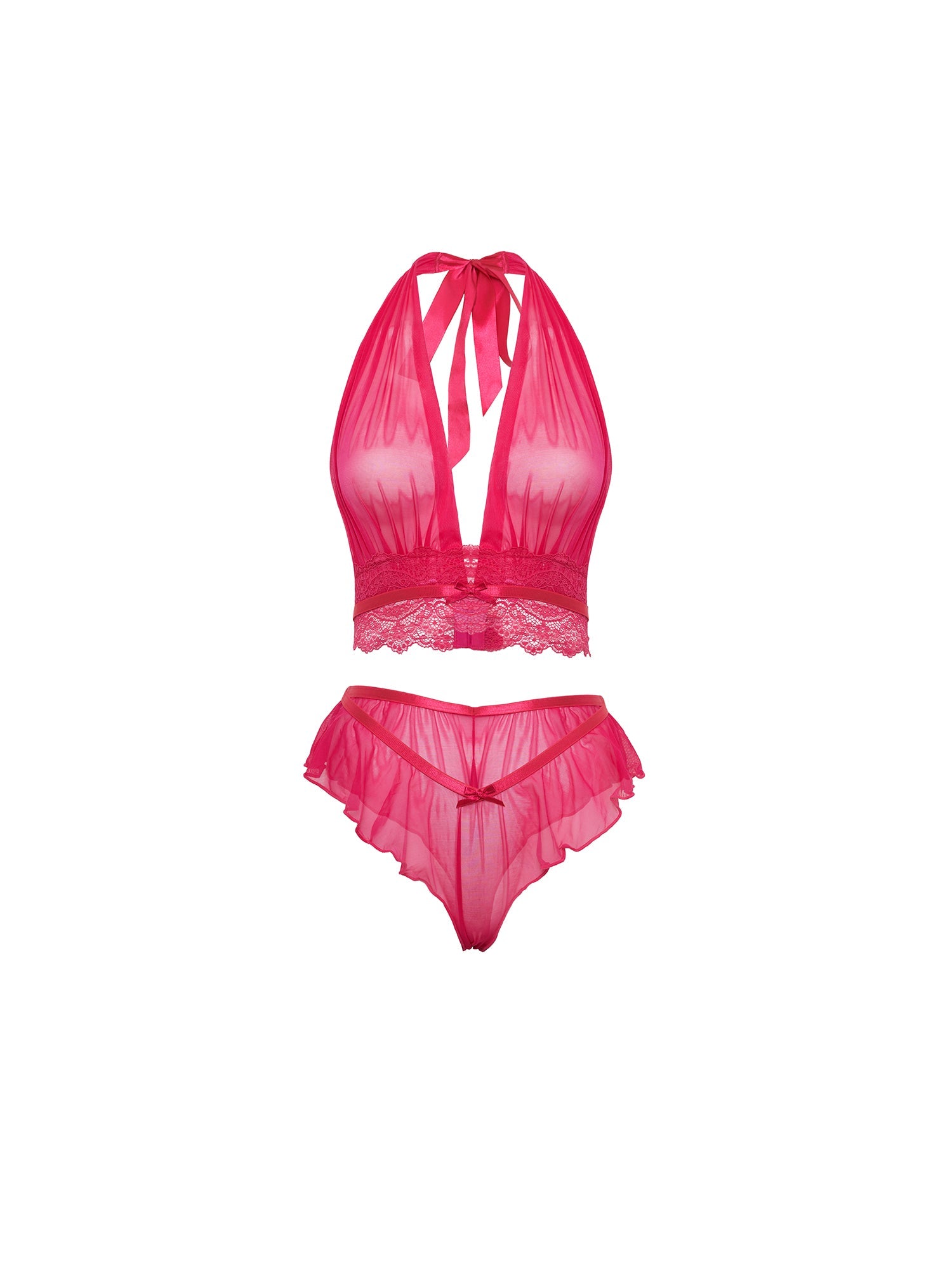 Maylah Sheer Bra Set - Comfortable Lace Bralette & Panty Set for Women | Perfect for Everyday Wear, Date Night & Special Occasions