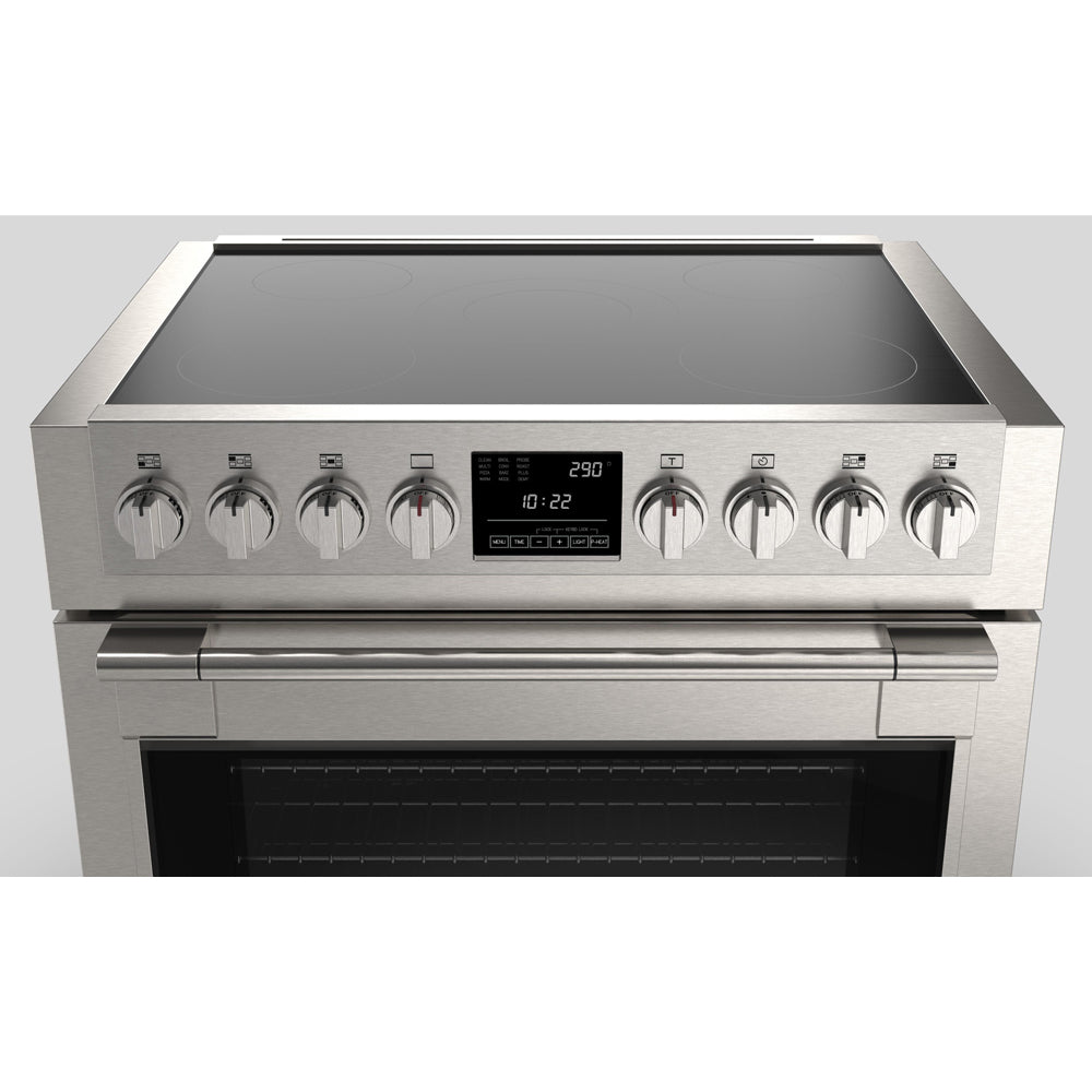 Fulgor Milano 36-Inch 600 Series Stainless Steel All-Electric Induction Range (Model F6PIR365S1) - Perfect for Modern Kitchens & Professional Chefs