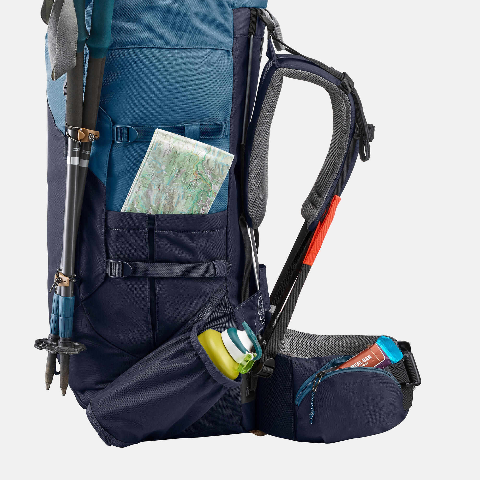 Simond Women's MT100 EasyFit 60L Backpacking Pack - Lightweight Hiking Backpack for Women with Adjustable Straps - Perfect for Camping, Trekking & Outdoor Adventures