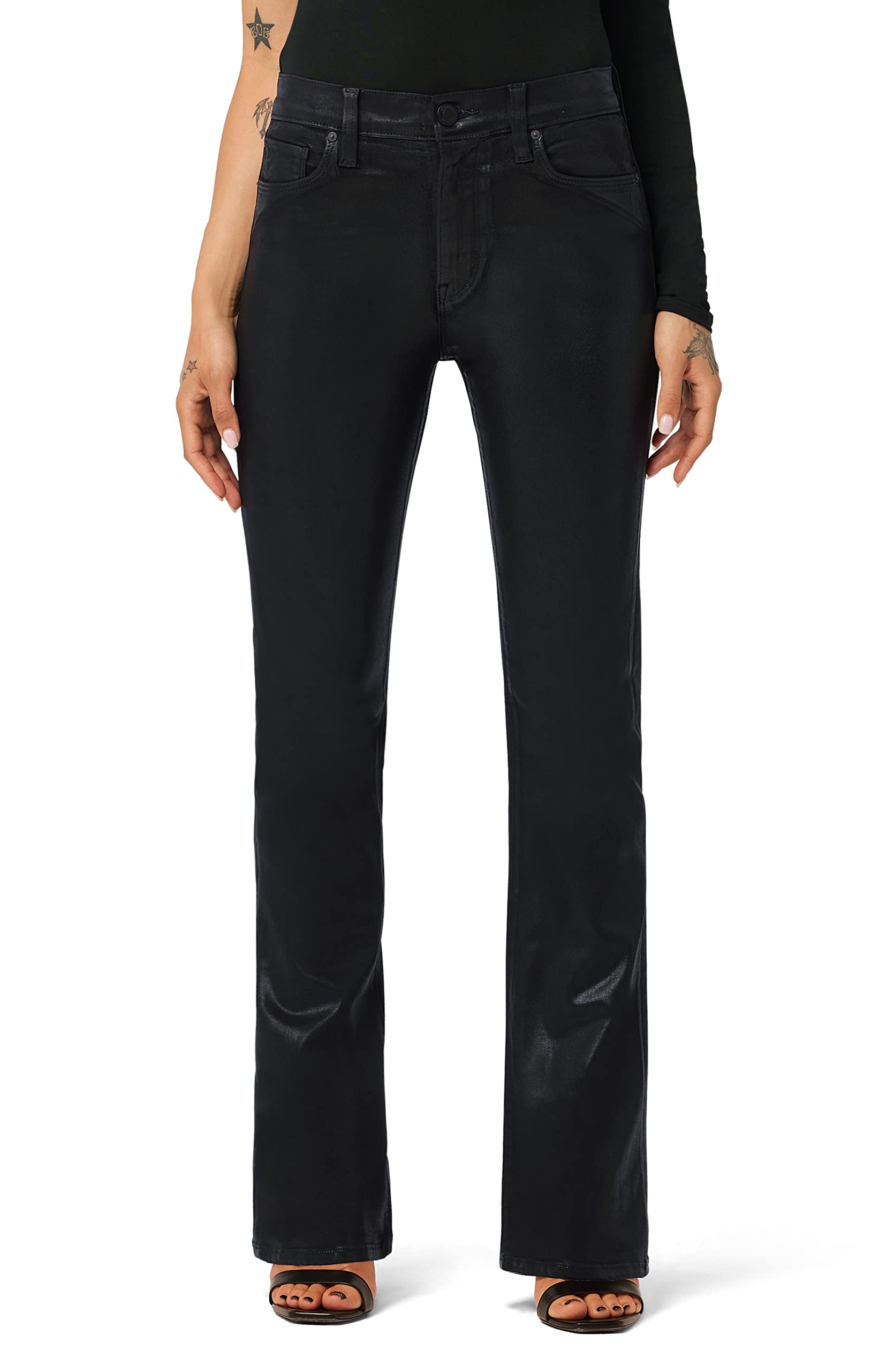 HUDSON Women's The Petite Slim Bootcut Jeans - High Waisted Stretch Denim Pants for Women | Perfect for Work, Casual Outfits & Date Nights