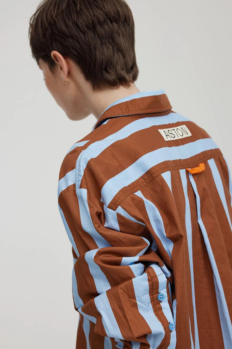 BUDDY SHIRT - Soft Cotton Casual Tee in Azure & Terra Colors | Perfect for Everyday Wear, Weekend Outings & Relaxing at Home