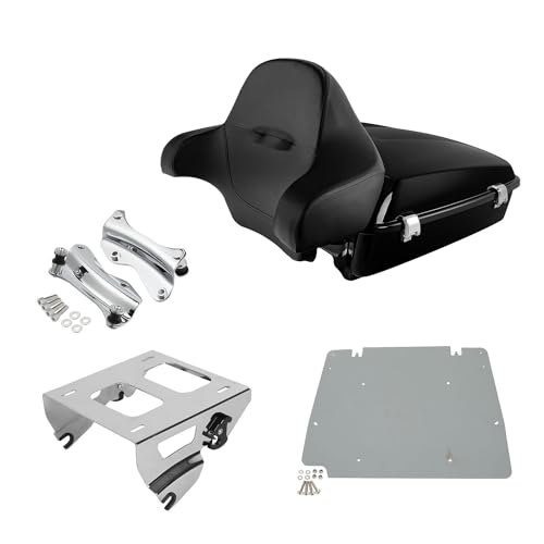 Chrome Solo Mount Rack Tour Pack Set Style #4