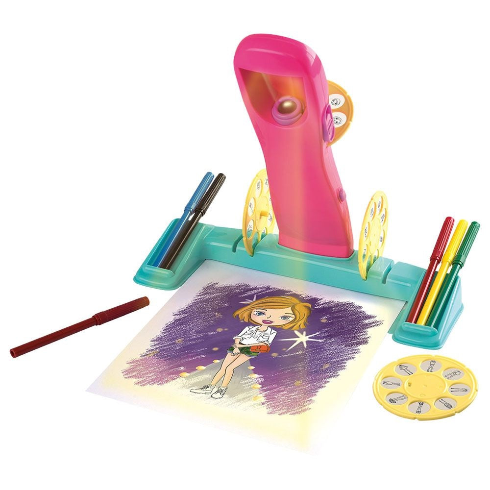 PlayGo Toys Fashion Studio Tracer - Kids Drawing & Tracing Kit for Creative Play - Perfect for Art Projects, Birthday Gifts & Classroom Activities