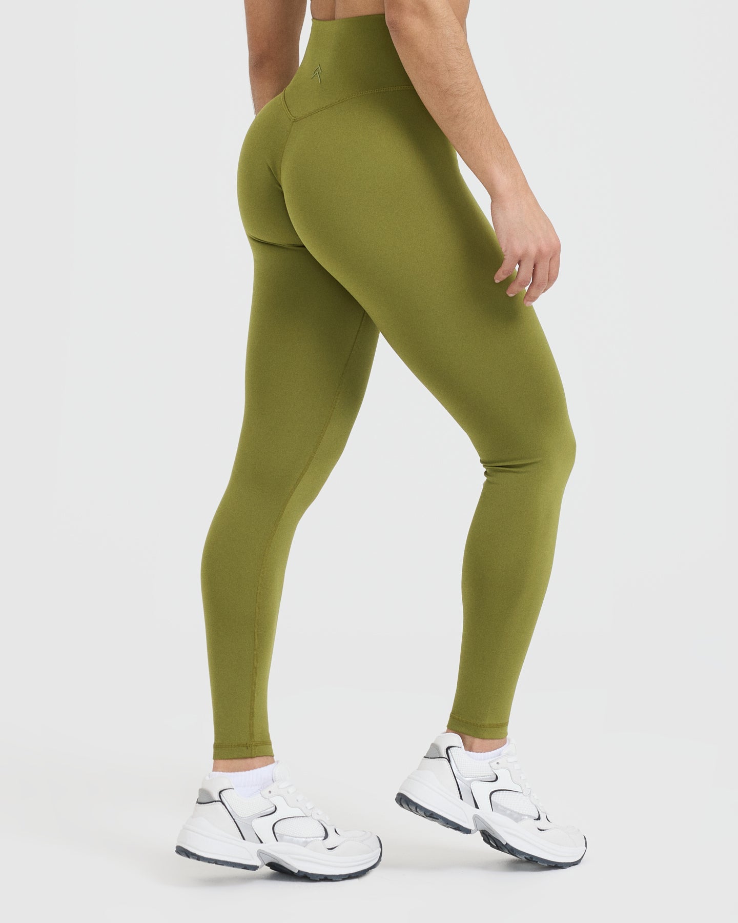 Timeless High Waisted Yoga Pants for Women - Olive Green Tummy Control Workout Leggings | Perfect for Yoga, Gym & Everyday Wear