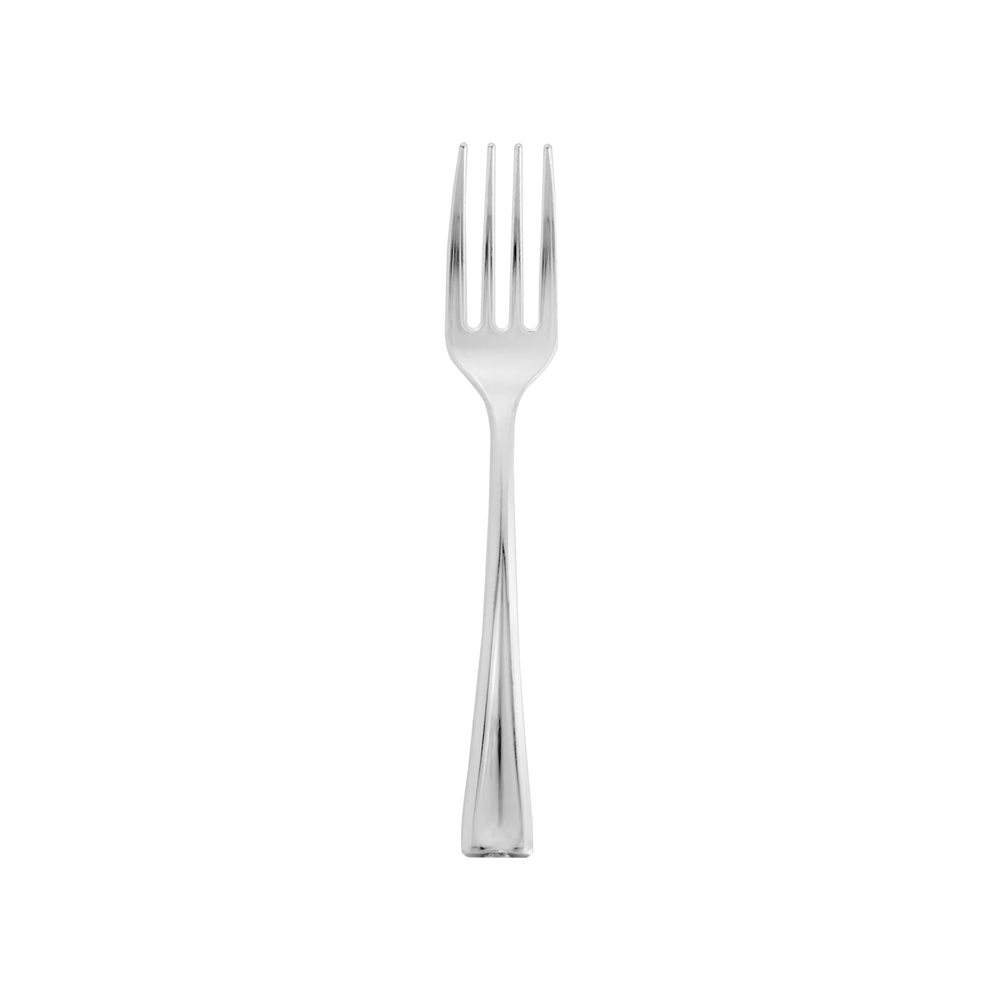 500 Disposable 4 Inch Mini Forks - Heavy-Duty Silver Plastic Appetizer Forks for Hors D'oeuvres, Desserts & Samples | Perfect for Parties, Weddings, Catering & Events (Bulk Pack)