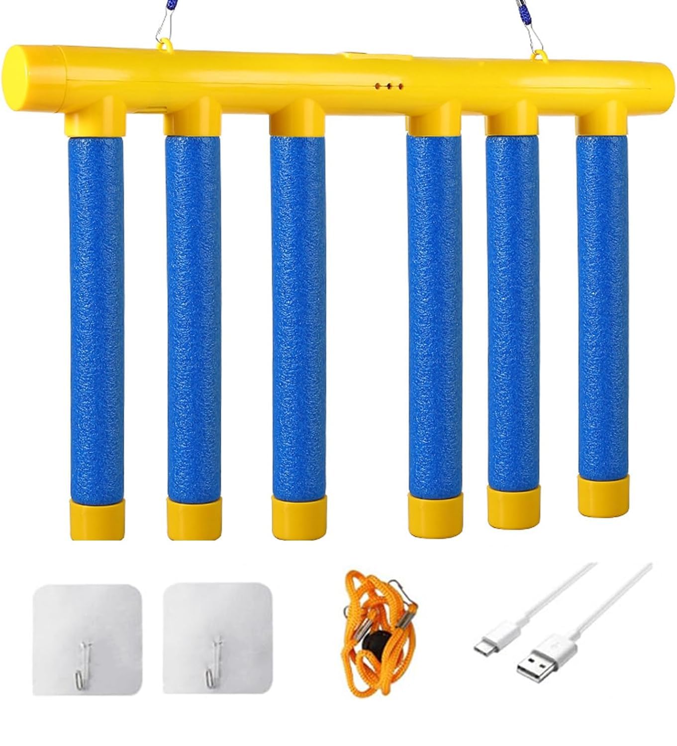 **Upgraded Reflex Challenge Game - Adjustable Speed Catching Sticks Toy for Hand-Eye Coordination & Reaction Training | Fun Family Party Game for Kids & Adults (Blue)**