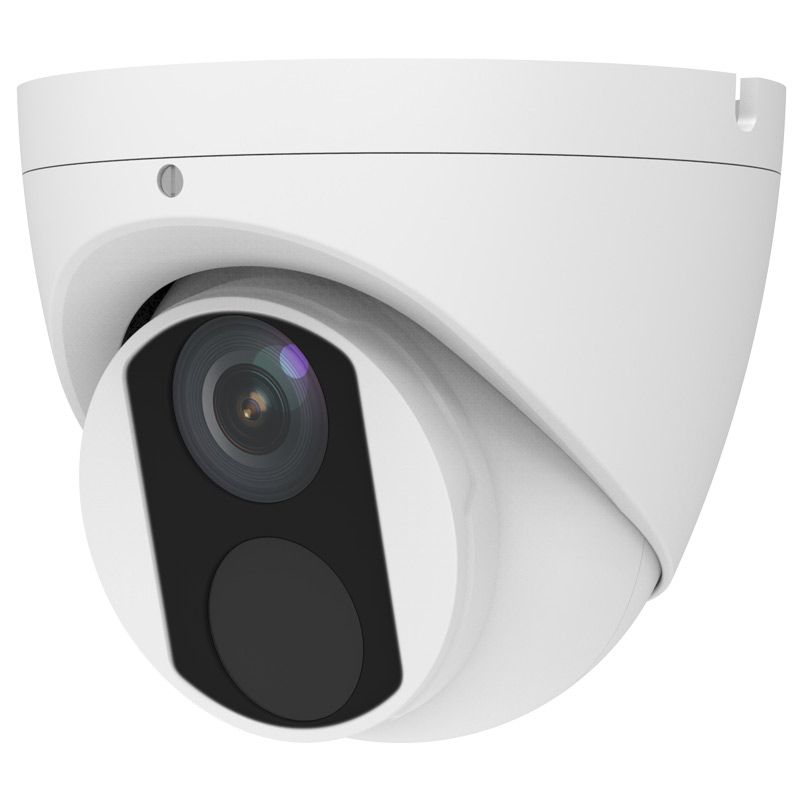 Alibi Vigilant Performance 8MP 98ft IR Fixed IP Turret Security Camera - Outdoor Surveillance for Home & Business Protection