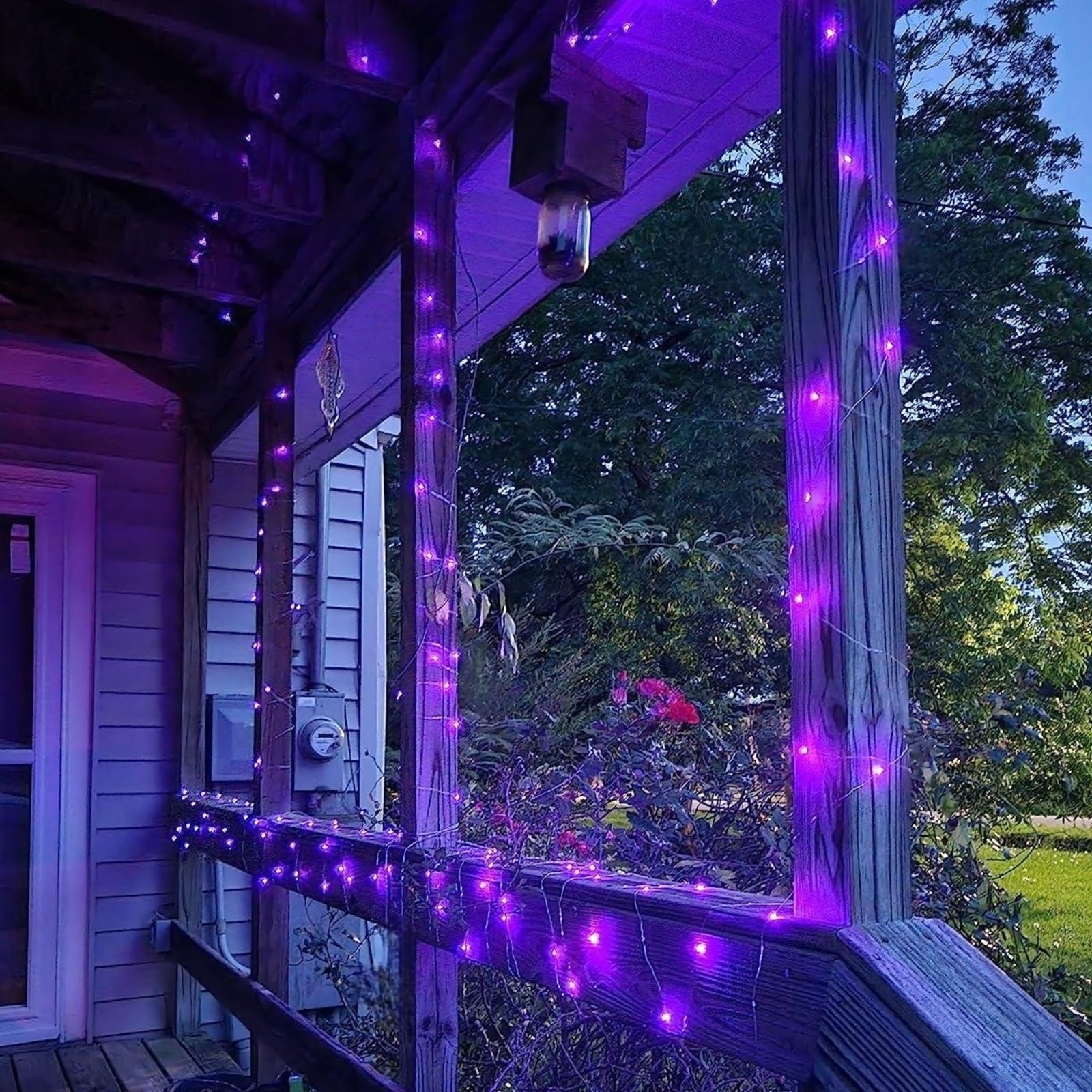Upgraded 100 LED Solar Fairy Lights, 2 Pack 33ft Waterproof - Outdoor Garden Decor