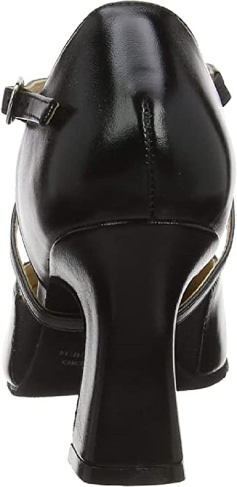 Broadway Cabaret T-Strap Heels - 2.5 Inch Chunky Heel Women's Dance Shoes in Black | Perfect for Swing Dancing, Vintage Shows & Night Out