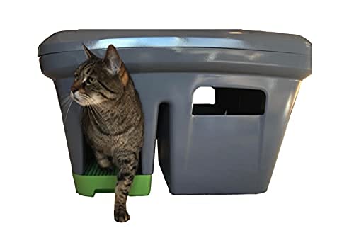 Premium Cat Litter Box - 90% Less Mess, Keeps Litter Contained | Durable & Easy Clean for Indoor Cats | Perfect for Small Spaces & Multi-Cat Homes