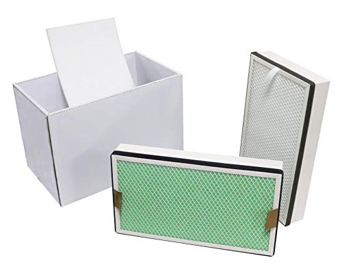 Aerovex Systems Whisper Source Capture System Replacement Filter Kit - 4-Piece Pre-HEPA & Carbon Set for Air Purification | Ideal for Laboratories, Workshops & Industrial Air Filtration