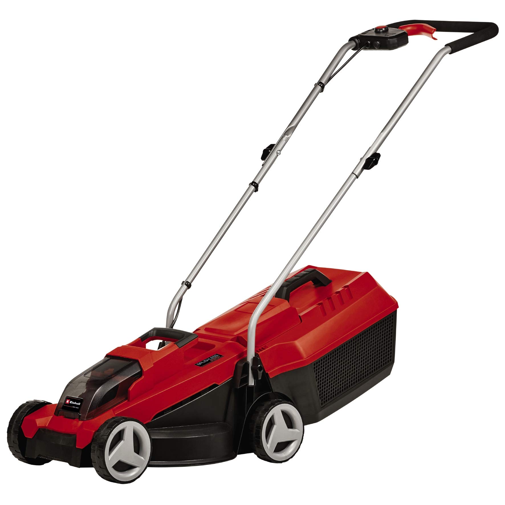 Einhell GE-CM 18/32 Li-Solo Power X-Change Cordless Lawn Mower - 18V, 32cm Cutting Width, Up to 250m² Coverage, Brushless Motor, 25L Grass Collection Bag, 30-70mm Cutting Height (Battery Not Included) - Perfect for Small to Medium Yards, Patios & Garden Maintenance