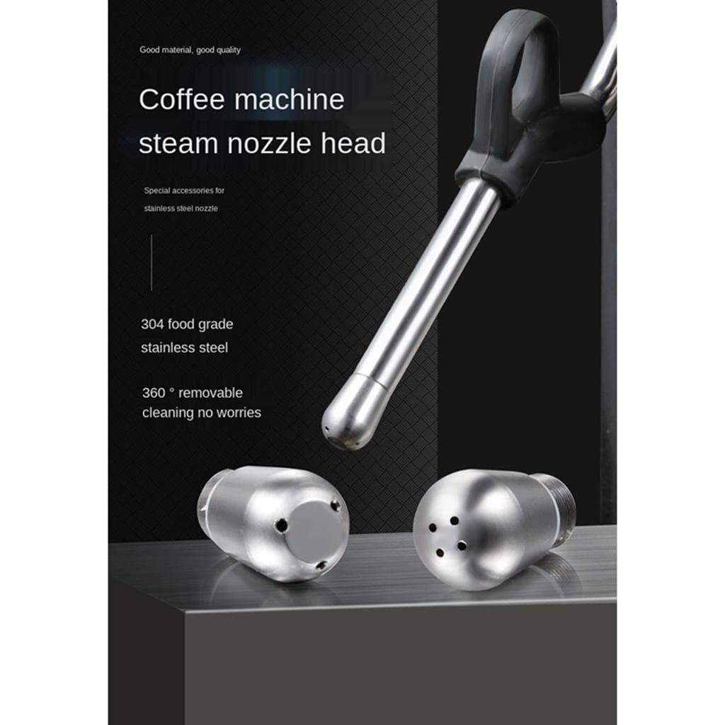 Premium Stainless Steel Steam Nozzle Tip for Breville 8 Series Coffee Maker - 3-Hole Milk Frother Spout, Food Grade & Durable - Perfect for Lattes, Cappuccinos & Home Barista Use