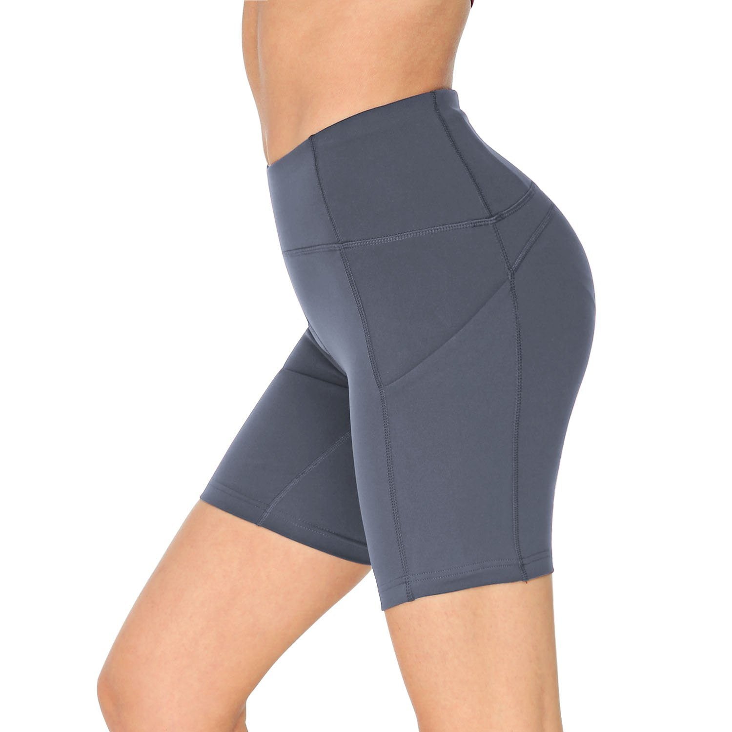 3 Side Pockets Workout Running Shorts for Men & Women - Lightweight Quick-Dry Athletic Shorts with Phone Pocket - Perfect for Gym, Jogging, Yoga & Outdoor Sports