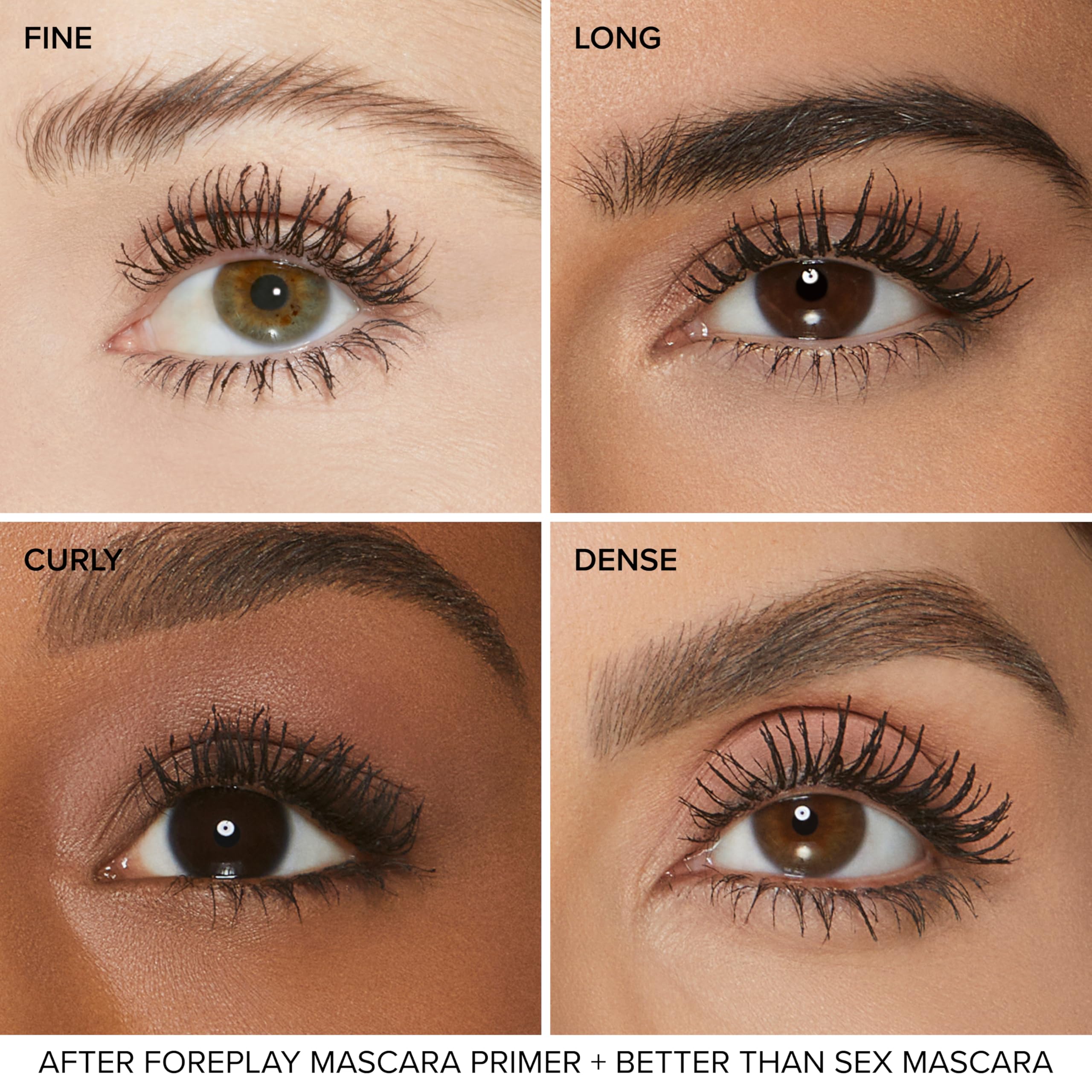 Too Faced Better Than Sex Foreplay Mascara Primer - Volumizing & Lengthening Lash Primer for Long-Lasting Makeup | Perfect for Day to Night Wear, Special Occasions & Bold Eye Looks