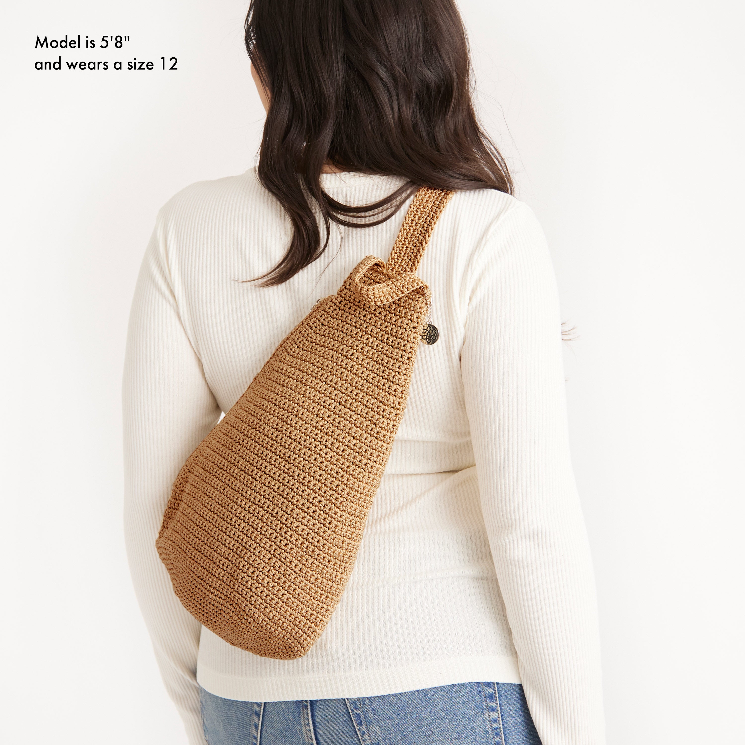 On The Go Sling Backpack - Lightweight Crossbody Travel Bag for Men & Women - Perfect for Hiking, Commuting & Everyday Use
