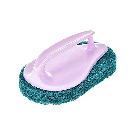 10-Pack Cleaning Brushes for Kitchen, Bathroom & Bathtub - Wet/Dry Scrub Sponges with Hard Bottom