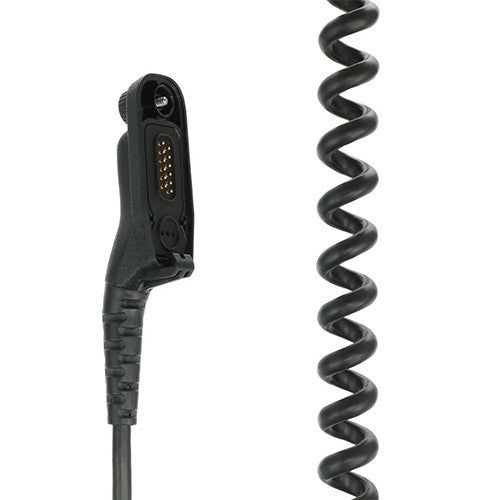 Motorola PMMN4107C Two-Way Radio Remote Speaker Microphone - Hands-Free Communication for Security, Construction & Outdoor Adventures