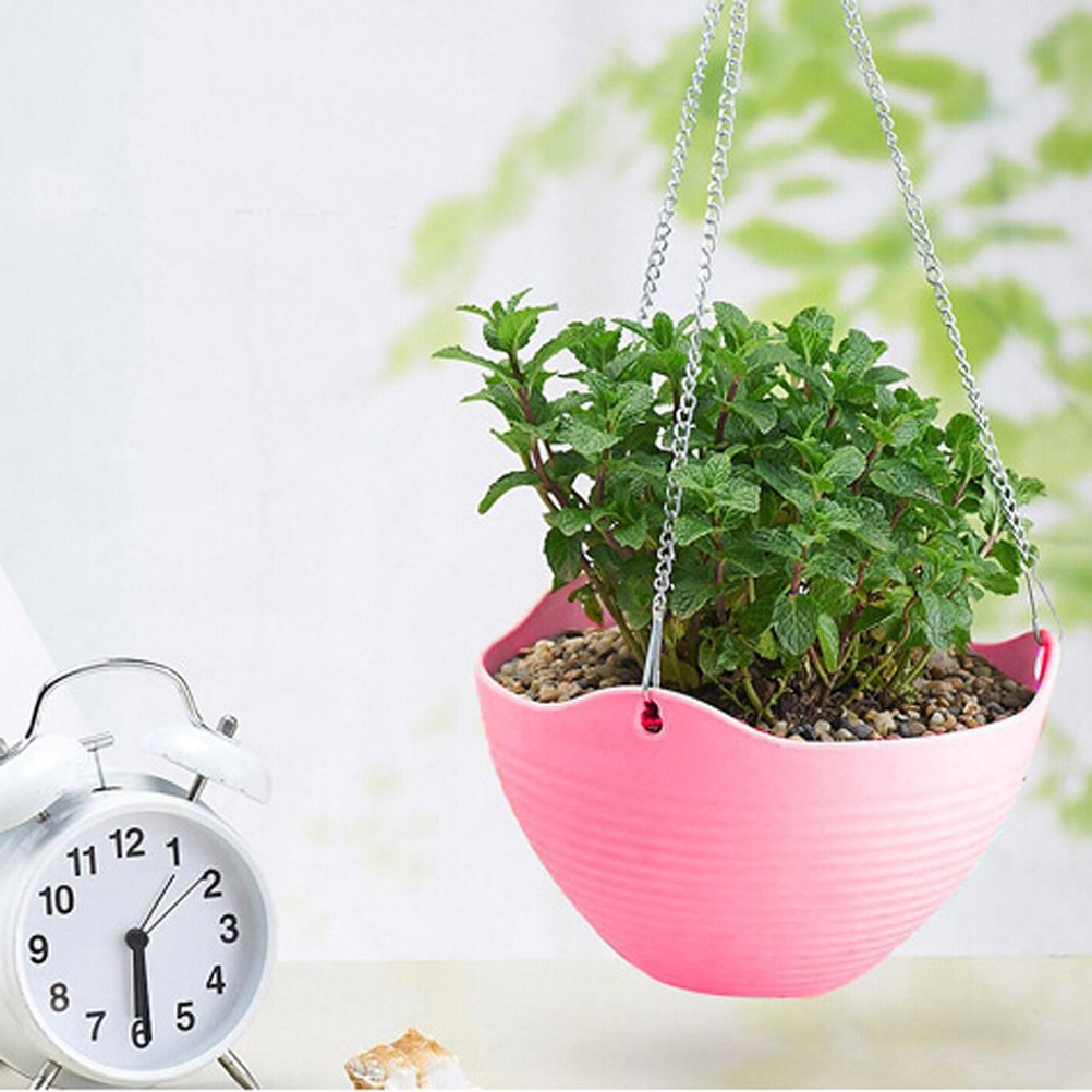 Macrame Hanging Planter Basket for Indoor & Outdoor Plants - Wall, Railing, or Garden Decoration - Perfect for Flowers, Herbs, and Succulents