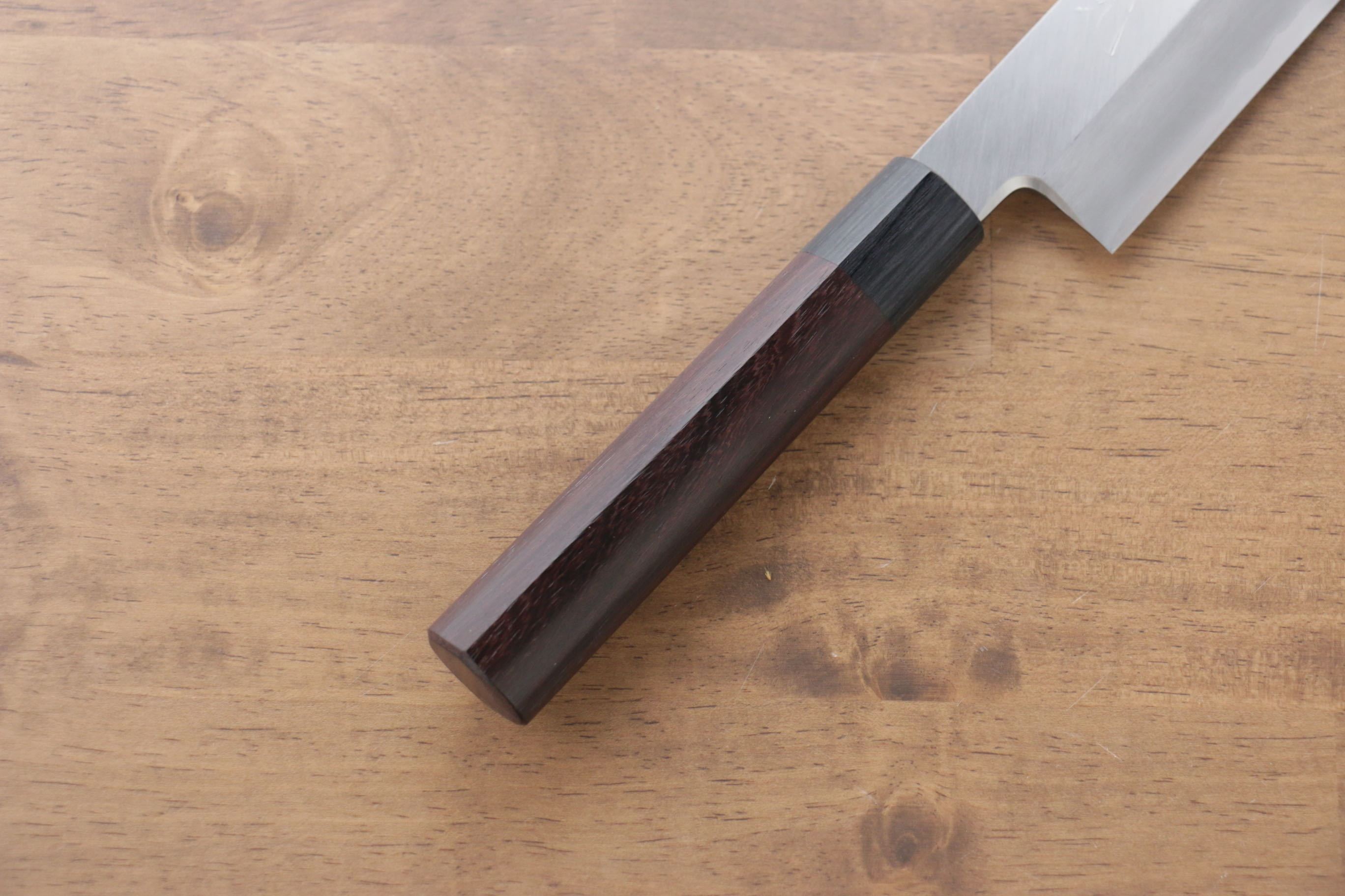 Premium Jikko Silver Steel No.3 Usuba 180mm Japanese Kitchen Knife with Shitan Handle - Perfect for Sushi, Vegetables & Precision Cutting