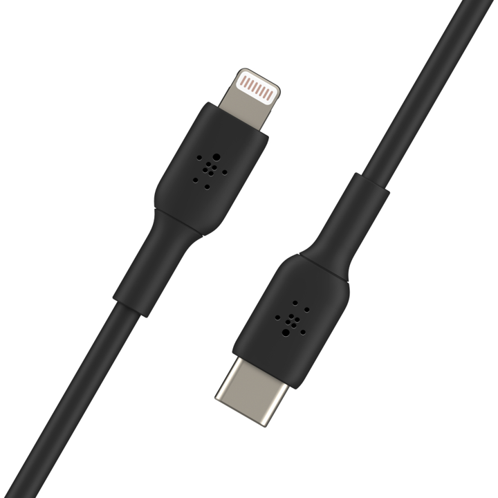 Belkin USB C to Lightning Cable 1M (3.3ft) - MIXIT Black - Fast Charging & Data Sync for iPhone, iPad, AirPods - Perfect for Home, Office & Travel
