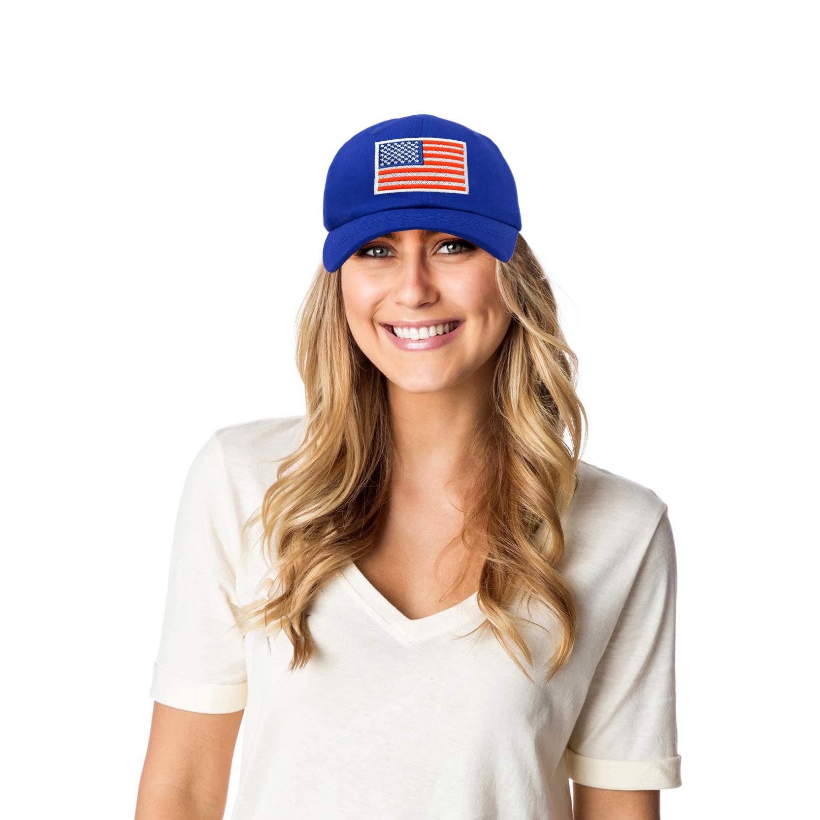 Premium USA Baseball Cap with American Flag - Patriotic Adjustable Dad Hat for Men & Women - Perfect for 4th of July, Veterans Day, and Outdoor Activities